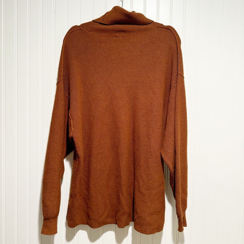 Free People Softly Structured Tunic Sweater Terracotta Size Small - Picture 6 of 6